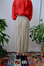 Linen/Rayon Pencil Skirt