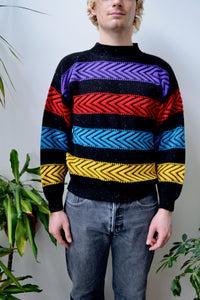 Stripey Chevron Sweater