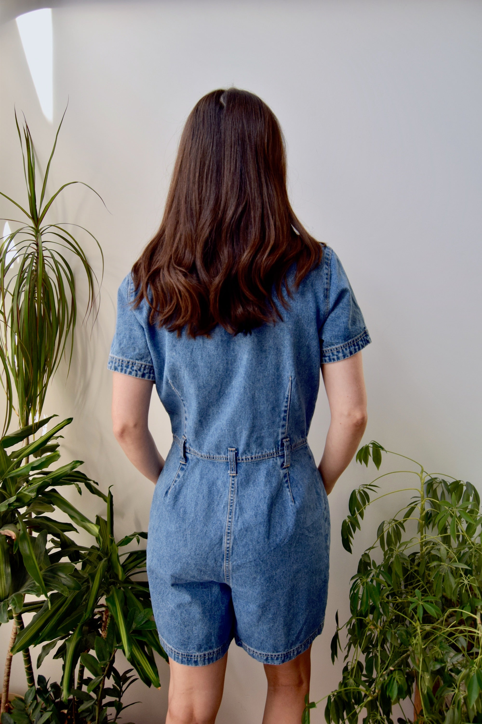 Classic Denim Romper