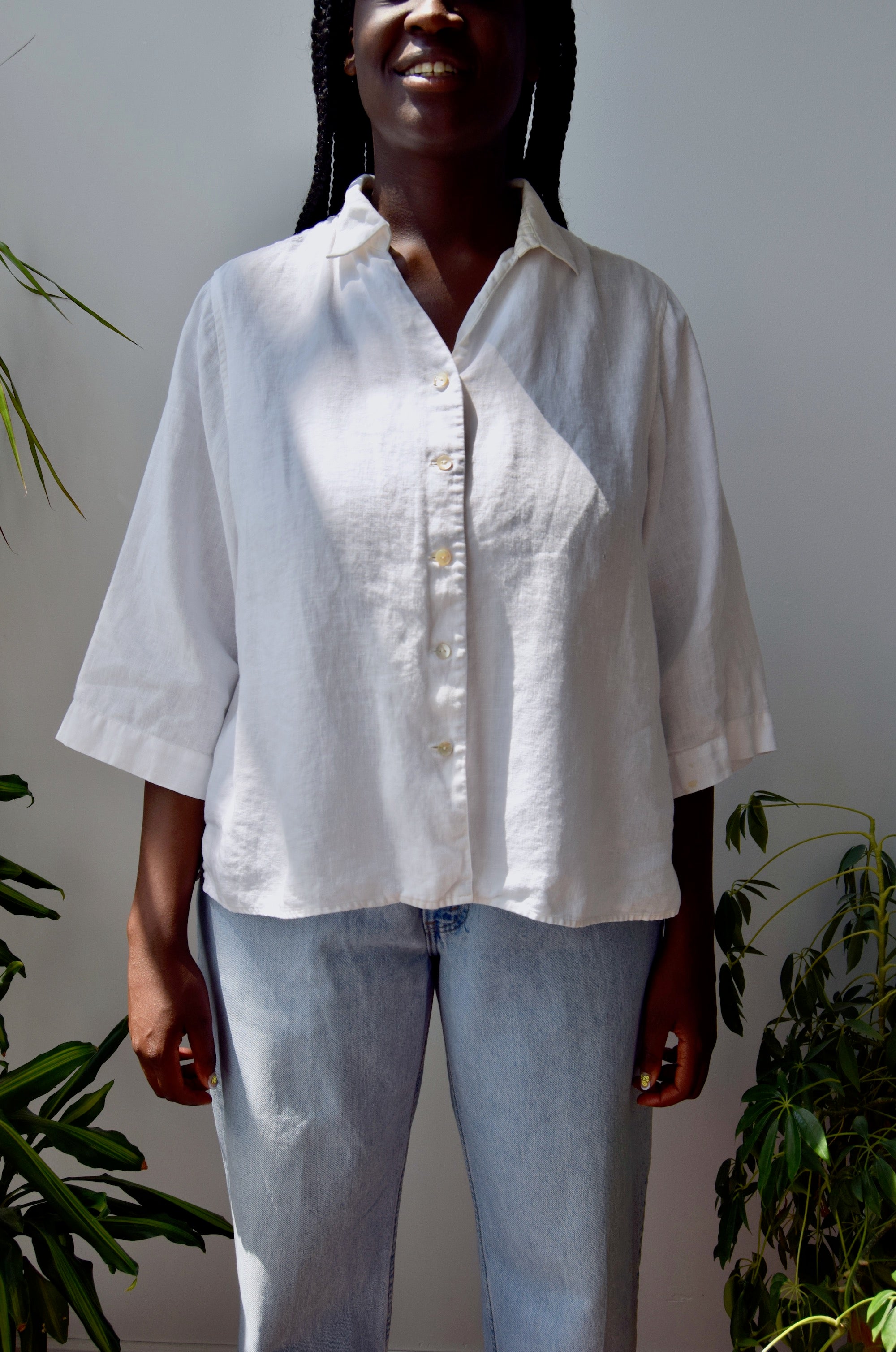 Boxy Linen Top