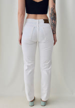 Tattered White CK Jeans