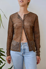 Mesh Snake Cardi Top