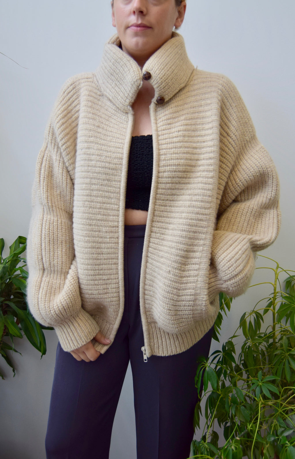 Dune Wool Sweater Jacket