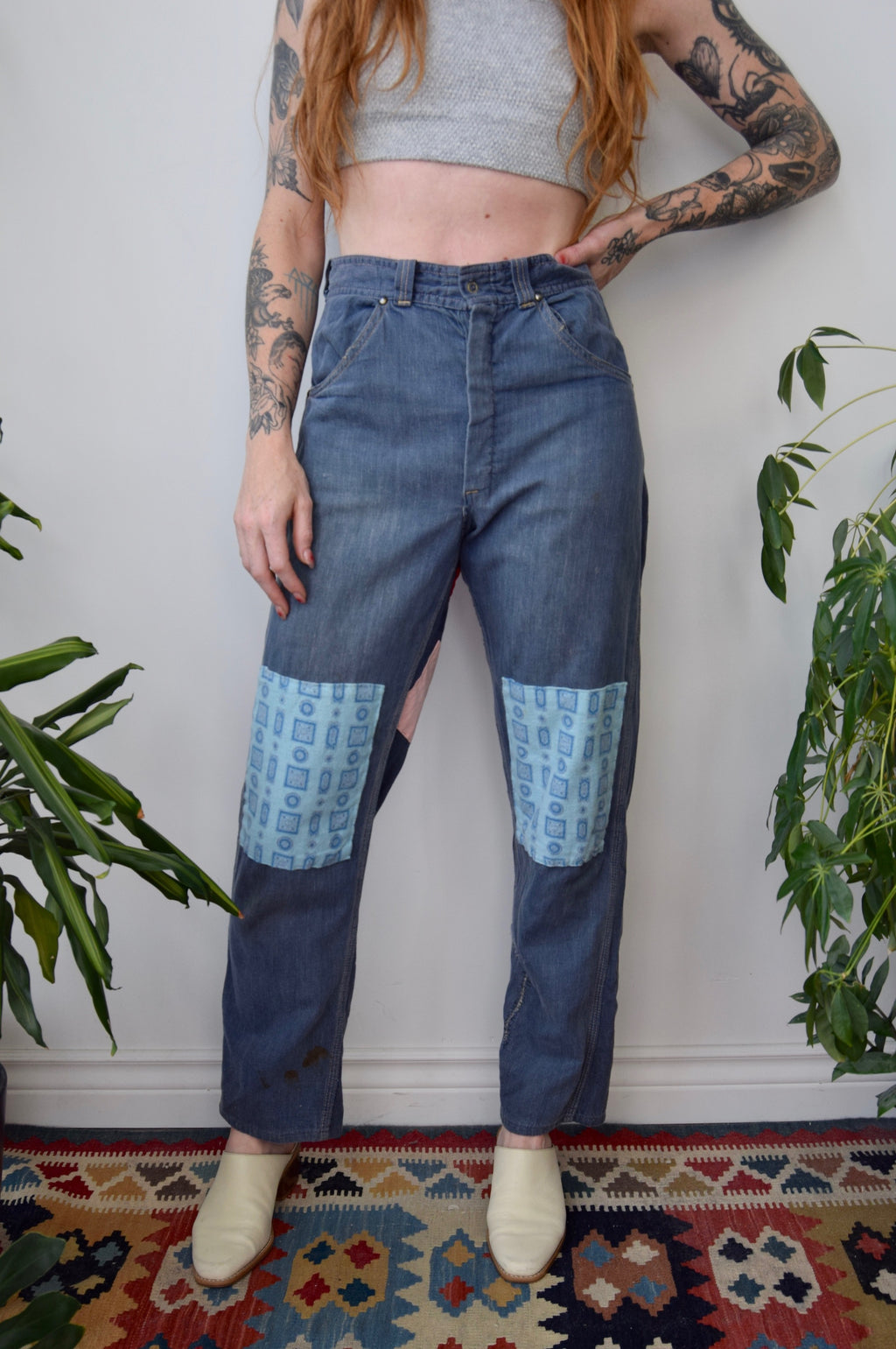 Vintage Patchwork Jeans