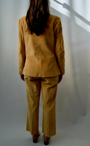 Golden Corduroy Suit