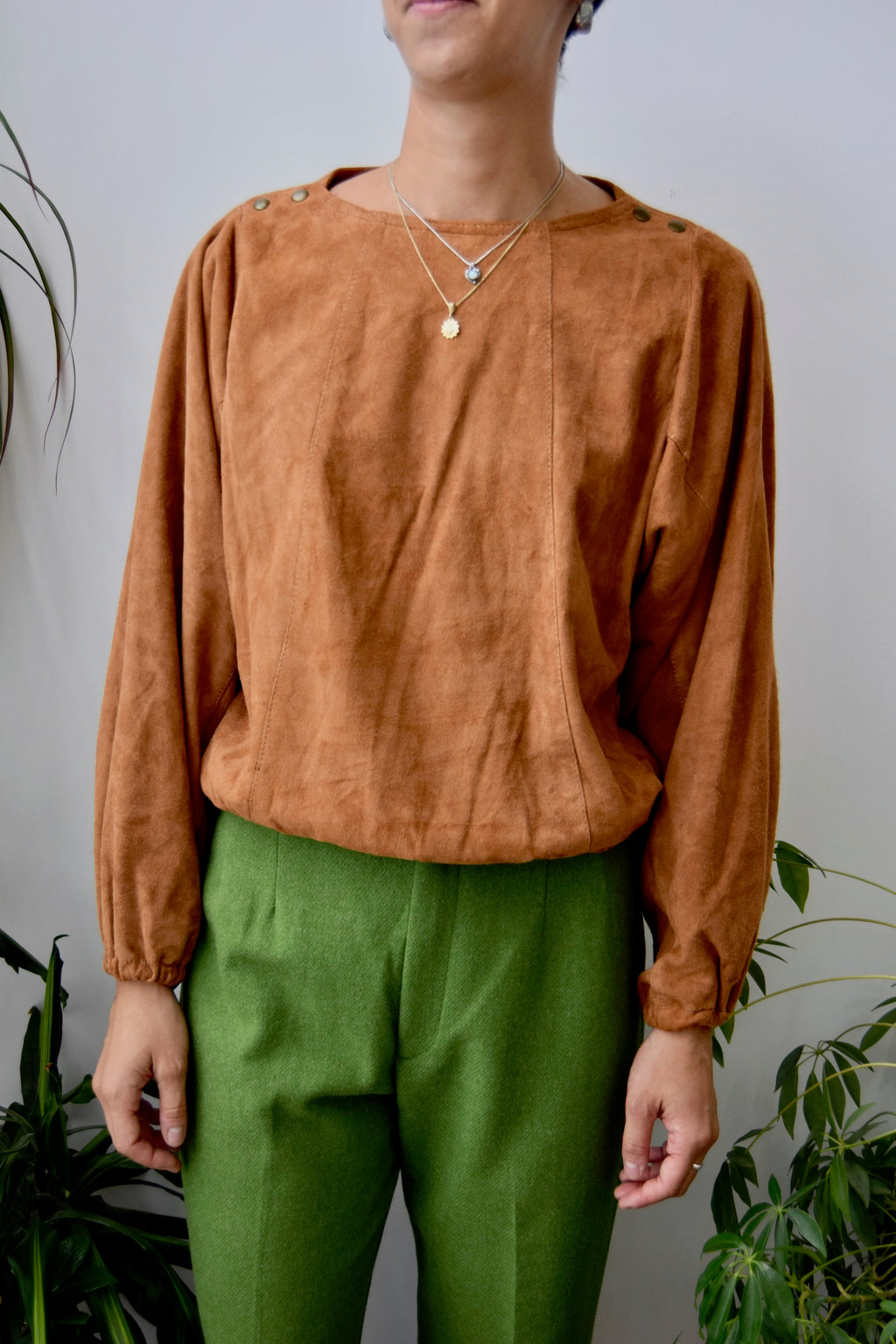 Eighties Suede Top