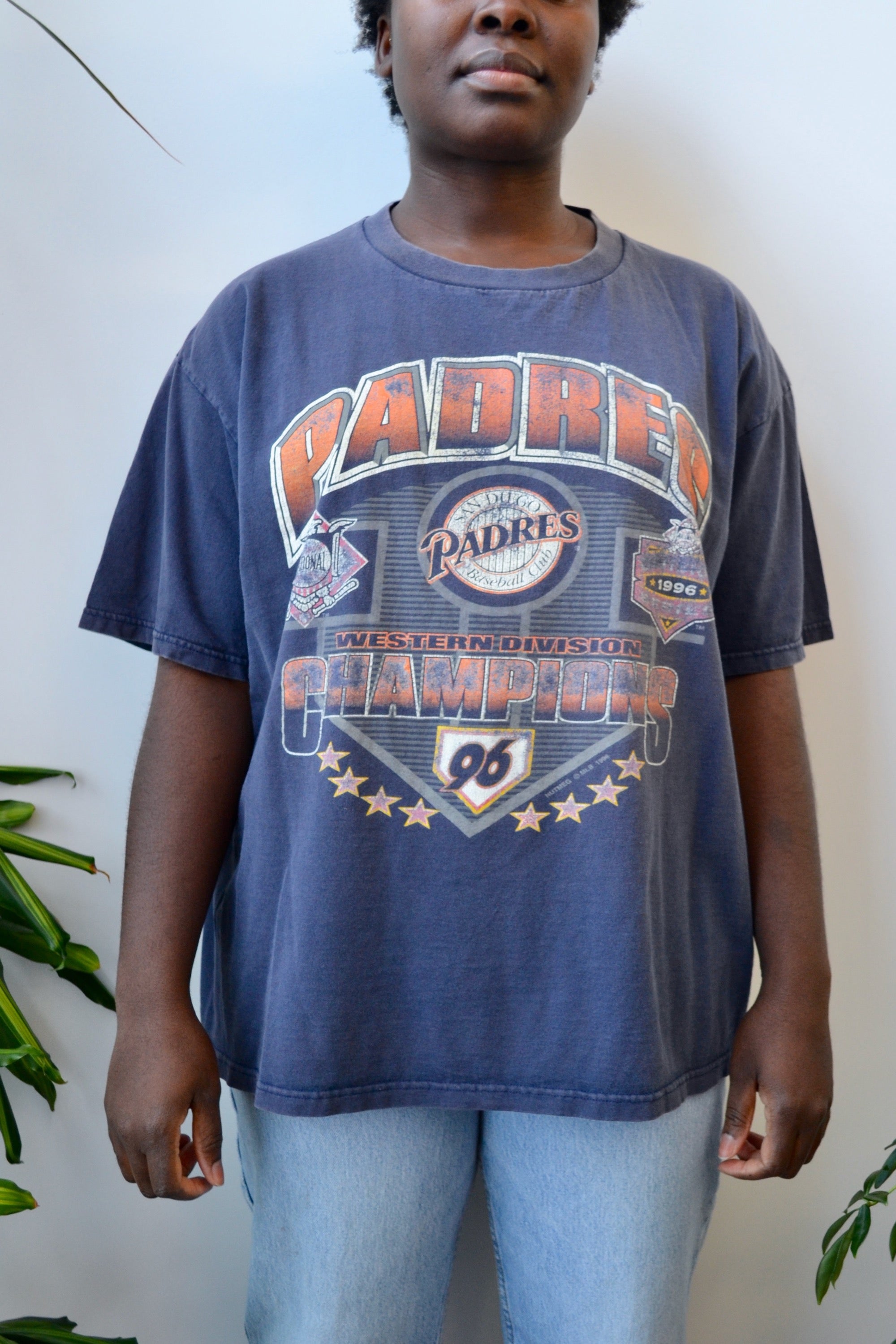Vintage San Diego Padres Western Division Champions T-Shirt (1996)