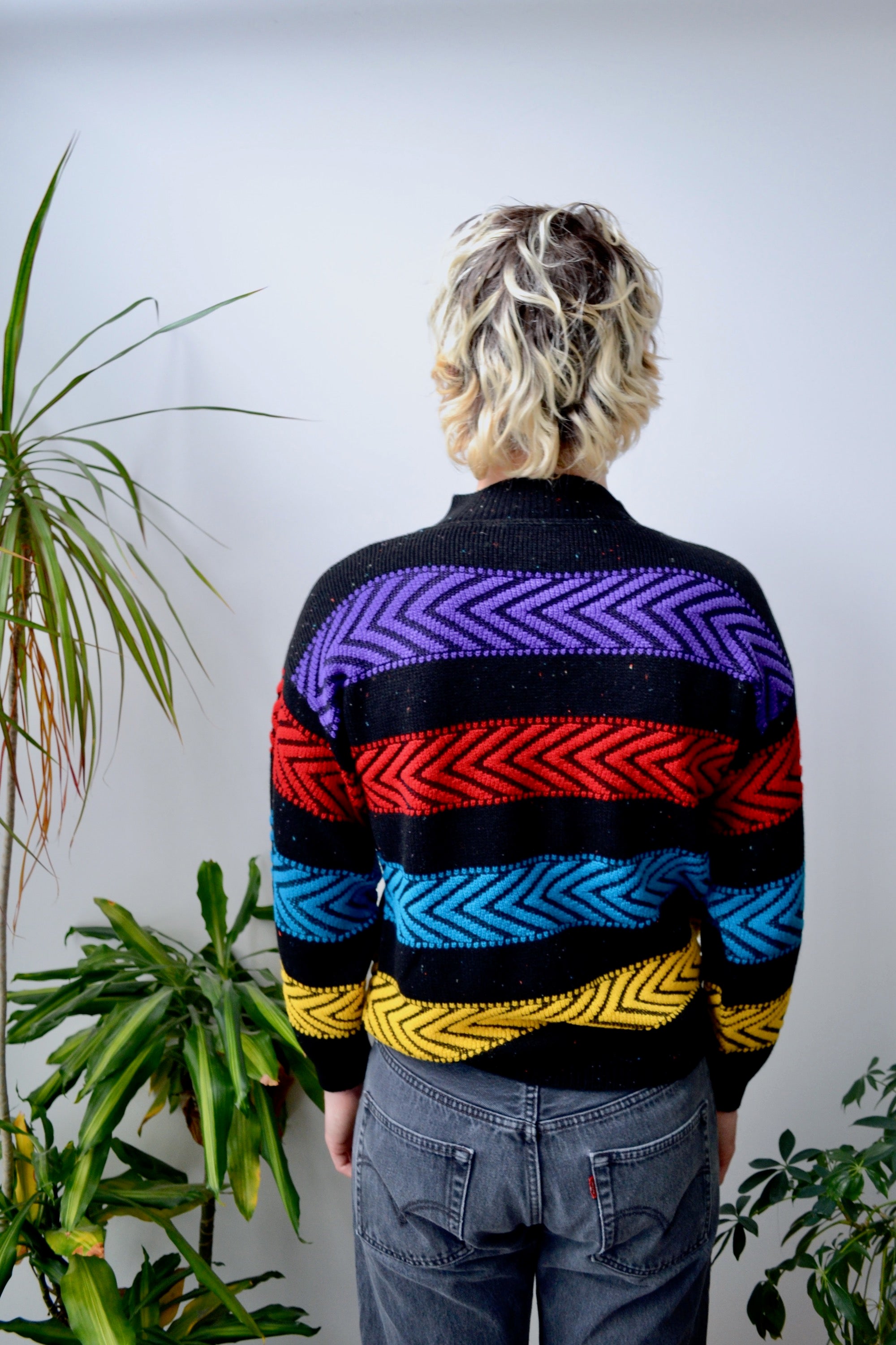 Stripey Chevron Sweater