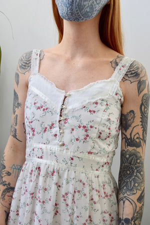 Floral Vine Gunne Sax Dress