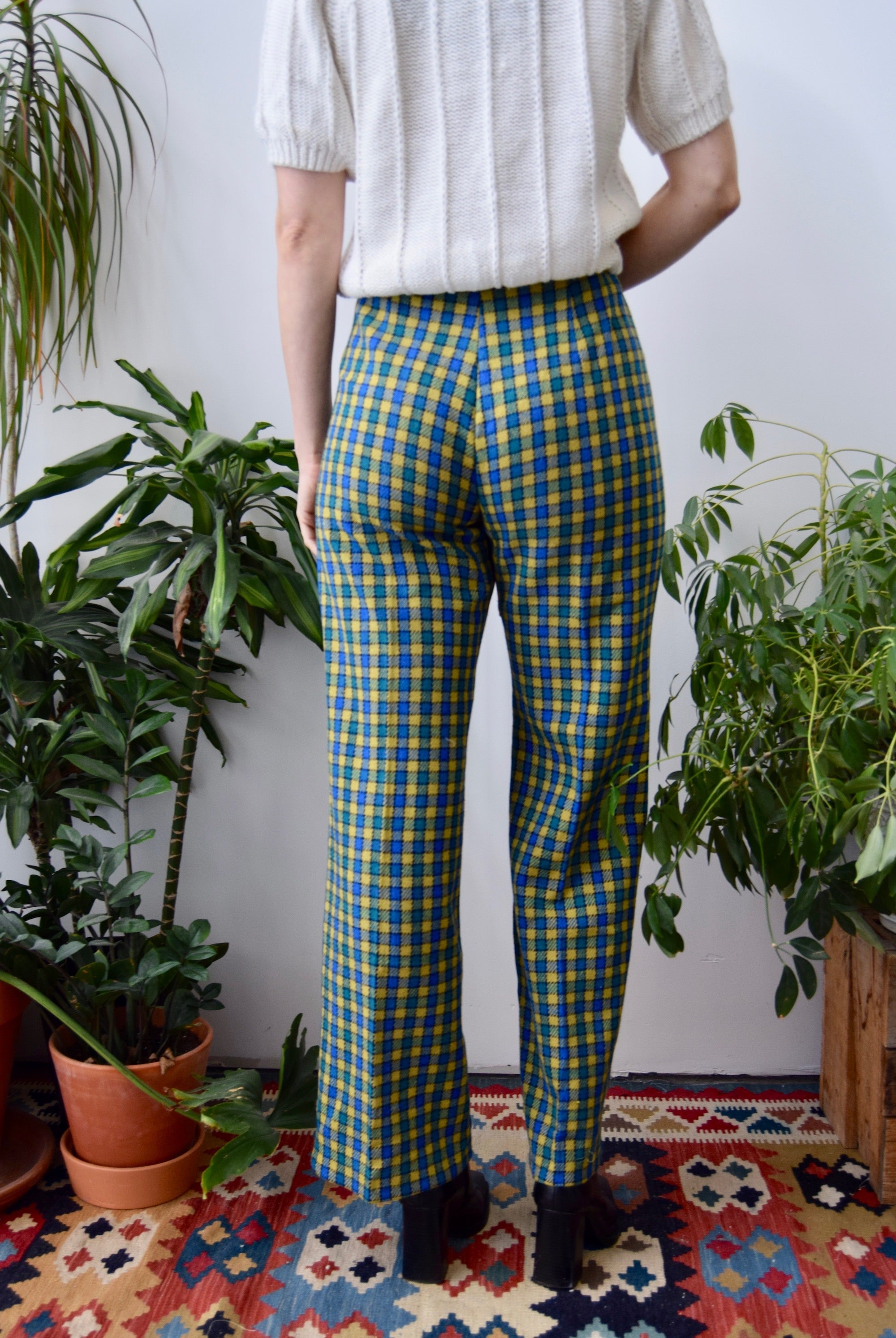 Fashion Clown Plaid Suit