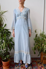 Powder Blue Seventies Maxi