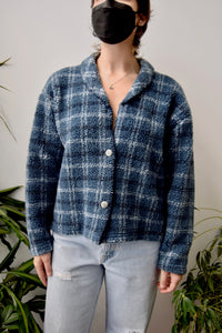 Blue Plaid Fleece