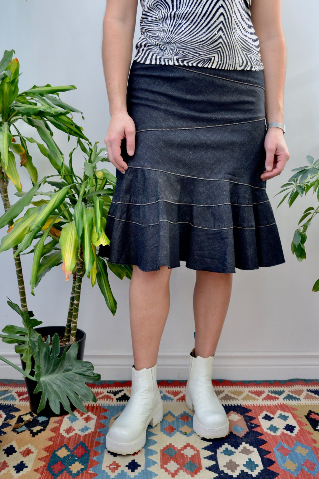 Y2K Tiered Skirt