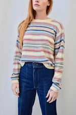 Seventies Striped Lightweight Knit