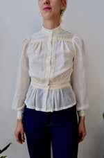 Cream Gunnies Blouse