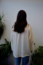 Seventies Cream Tunic Top