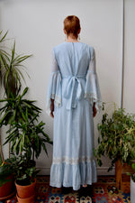 Powder Blue Seventies Maxi