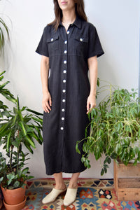 Linen Blend Market Dress