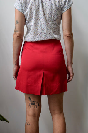 Raspberry Mini Skirt