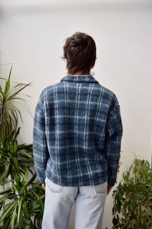 Blue Plaid Fleece