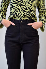 Jet Black Lee Mom Jeans