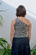 Zebra Rave Top