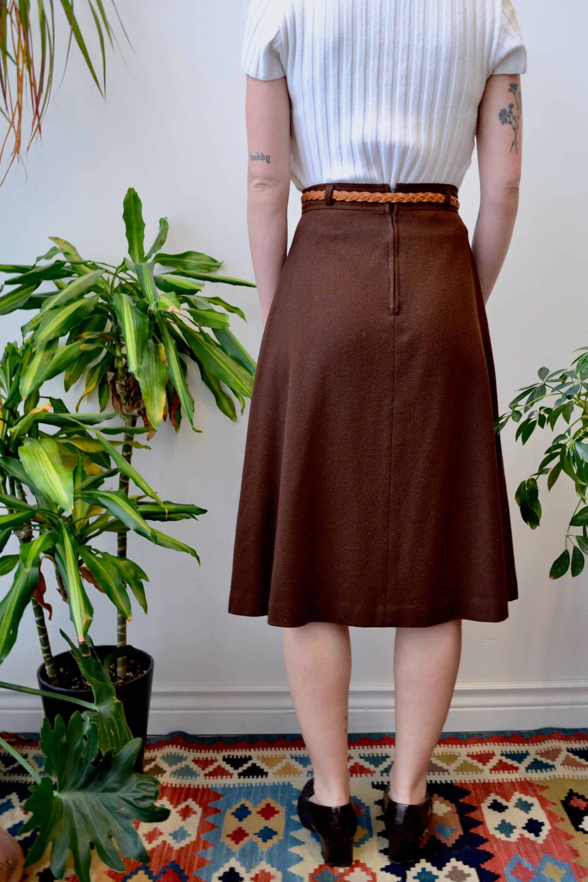 Seventies Wool Skirt