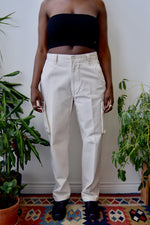 Cream Polo Cargo Pants