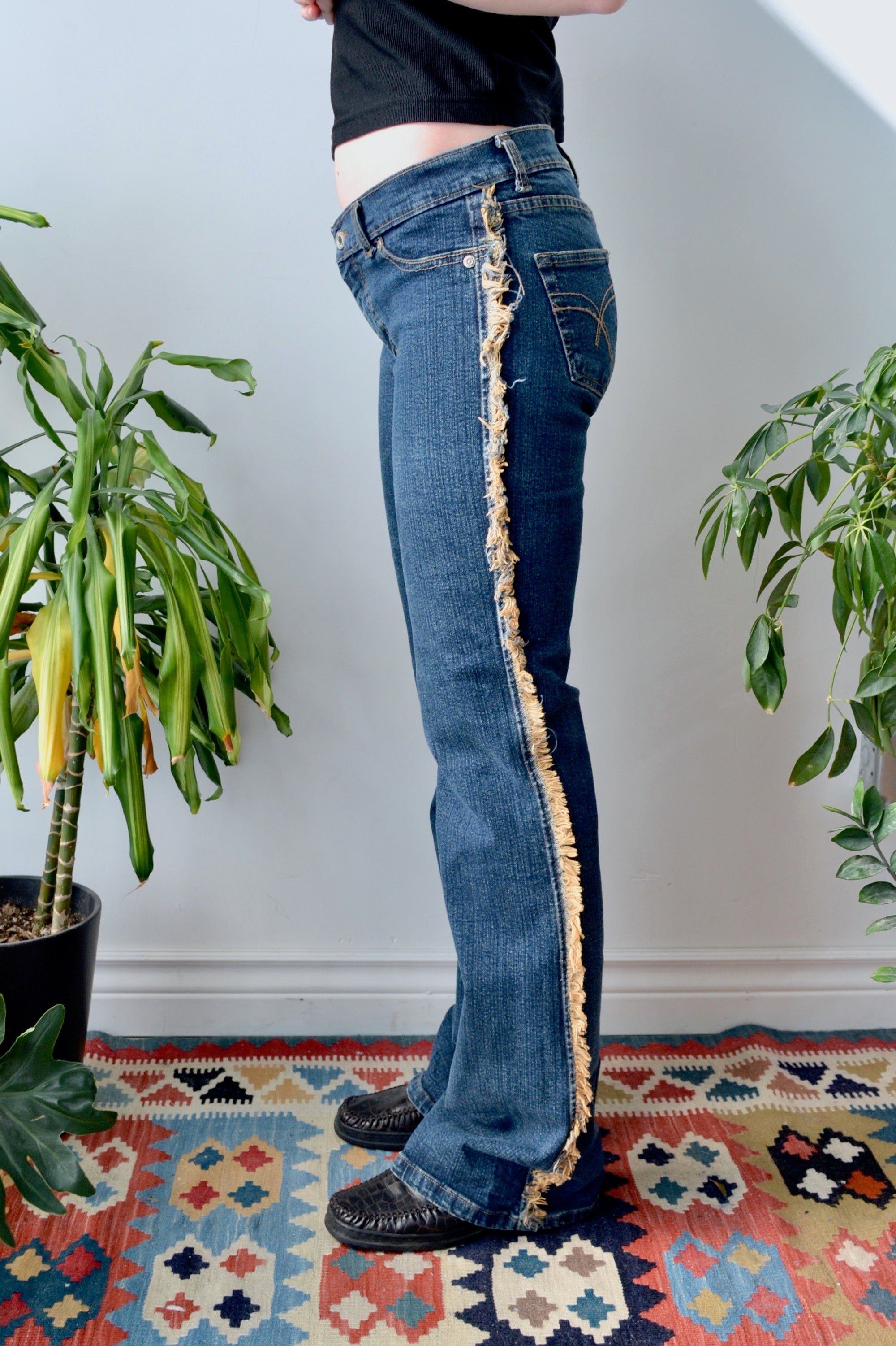 Y2K Fringe Jeans