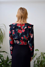 Floral Ruffle Blouse