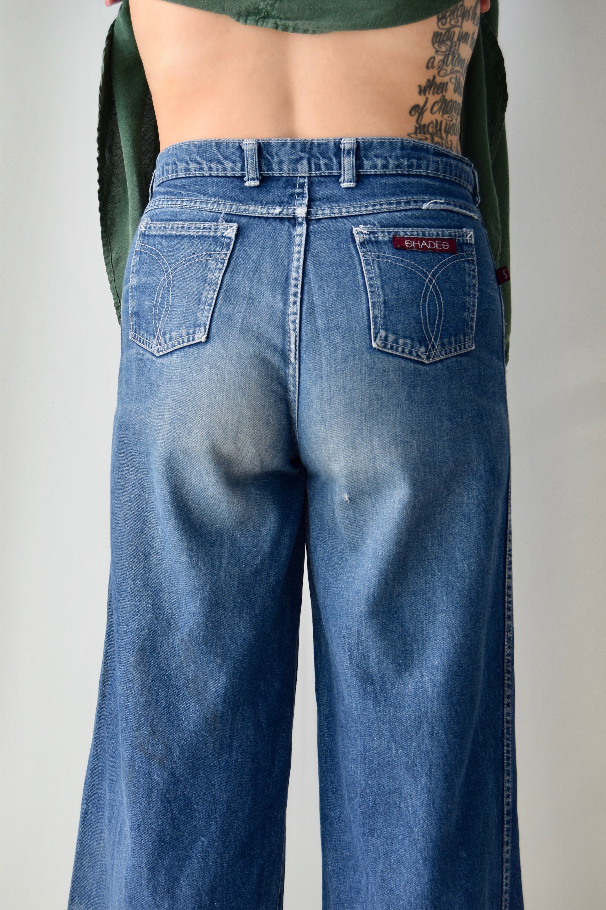 70's Shades Wide Leg Jeans