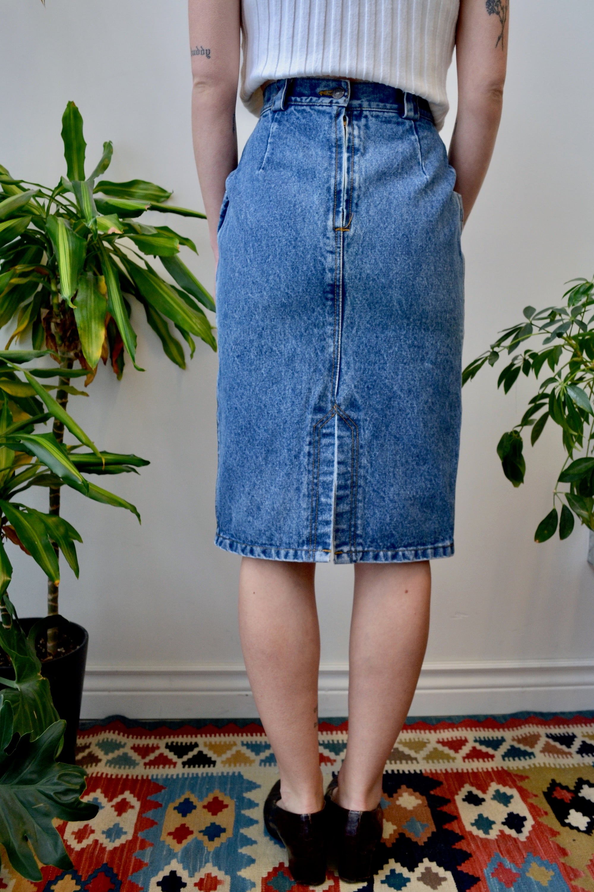 Jordache best sale denim skirt