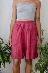 Fruit Punch Suede Trouser Shorts