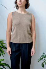 Linen Blend Knit Tank