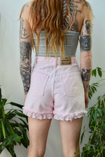 Baby Pink Lace Shorts