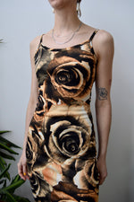 Rose Print Tank Dress