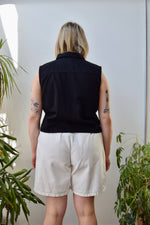 Cotton Zip Vest Top