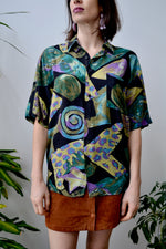 Nineties Rayon Button Up