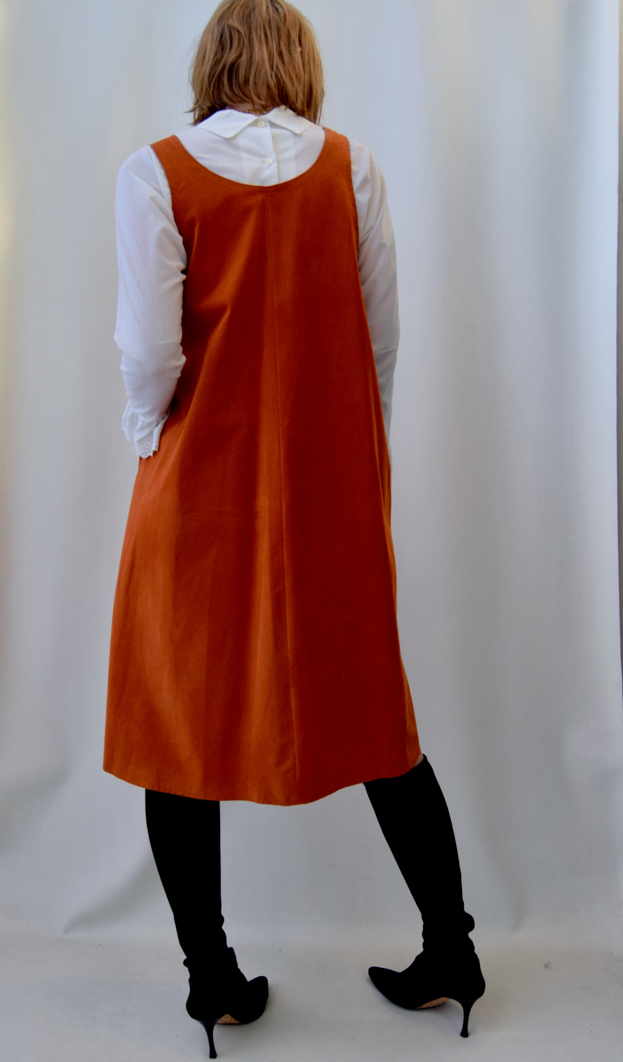 Seventies Pumpkin Trapeze Dress