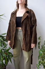 Bagatelle Fringe Suede Jacket