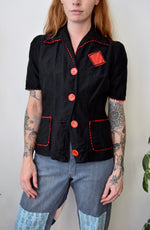 Forties Cotton Uniform Blouse