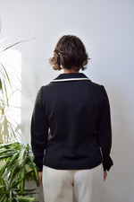 Black And White Sixties Top