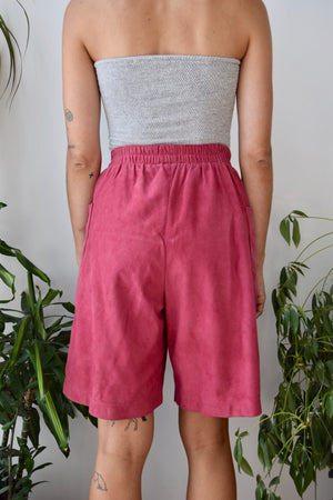 Fruit Punch Suede Trouser Shorts