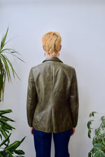 Olive Leather Jacket