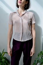 Mauve Sheer Top