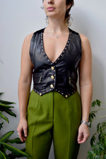 Eighties Leather Halter