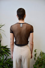 Anxiety Cafe Sheer Top