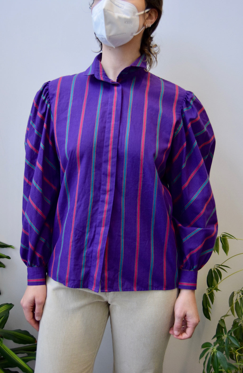 Regal Striped Blouse