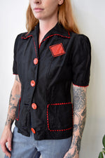 Forties Cotton Uniform Blouse