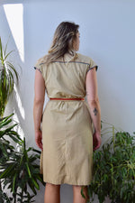 Seventies "Miss Joni" Safari Dress